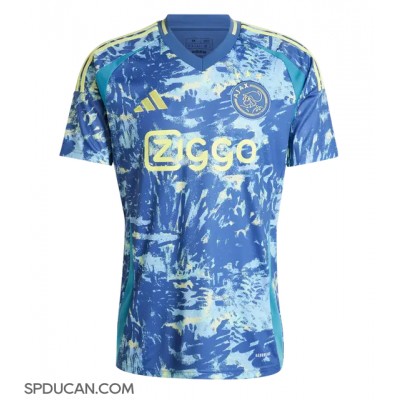 Muški Nogometni Dres Ajax Brian Brobbey #9 Gostujuci 2024-25 Kratak Rukav Muški Nogometni Dres Ajax Brian Brobbey #9 Gostujuci 2024-25 Kratak Rukav